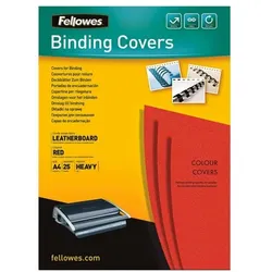 Fellowes Deckblätter zum Binden - 25 Stück rot