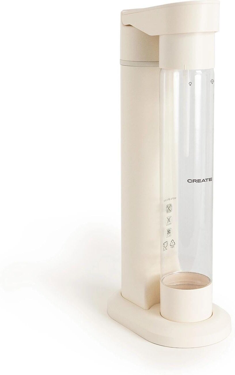 Wassersprudler "Soda Maker Studio – Basic Set", beige (crème), B:12,5cm H:43cm T:20,1cm, Wassersprudler, Wassersprudler crème Einheitsgröße