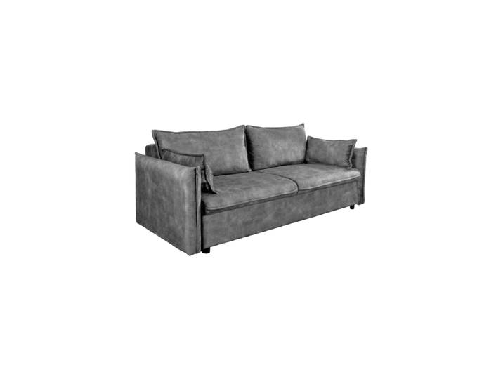 3-Sitzer Design Sofa „Apartment“ mit Bettfunktion Samtbezug Dunkelgrau Invicta Interiors