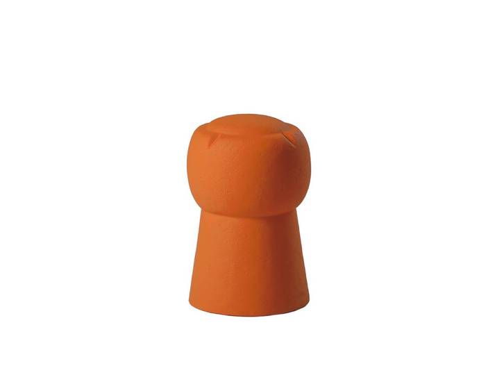 SLIDE tabouret bas pour l'extérieur CIN CIN (Orange - Polyéthylène)