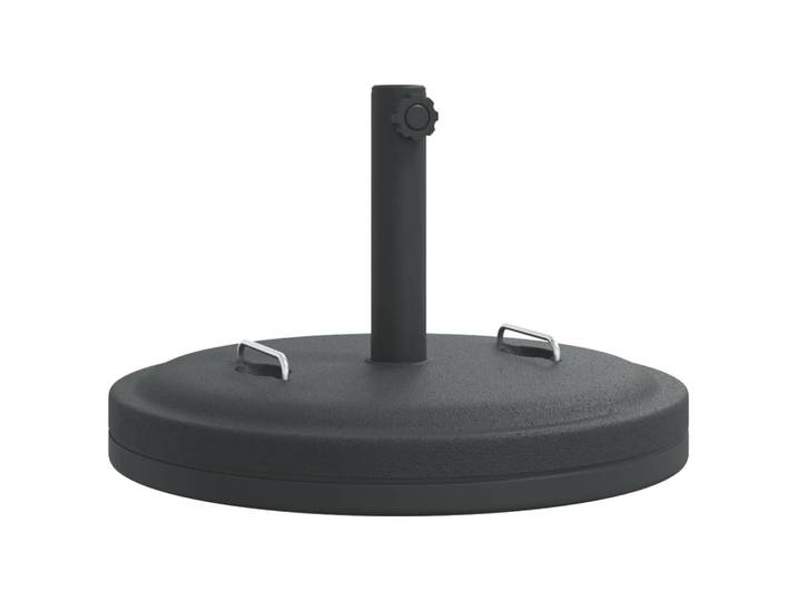 vidaXL Pied de parasol avec poignées pour mât Ø38/48 mm 25 kg Rond