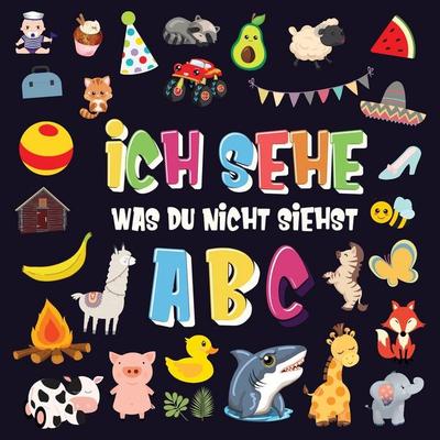 Ich sehe was du nicht siehst - ABC, Taschenbuch von Pamparam Kinderbücher, Semsoli, 978-1-970177-43-5