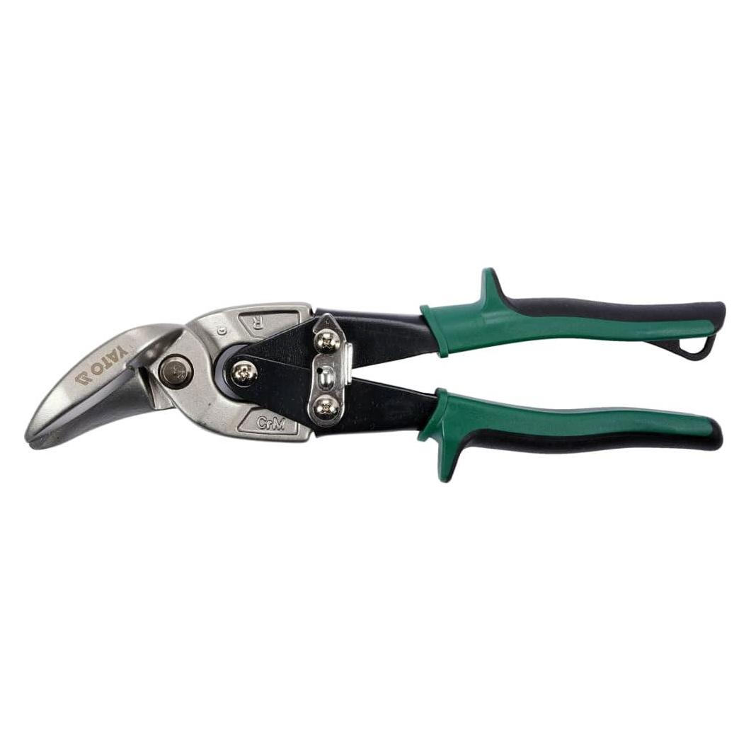 Yato OFFSET TIN SNIPS RIGHT CrMo 1.2MM (235 mm) (YT-1916)