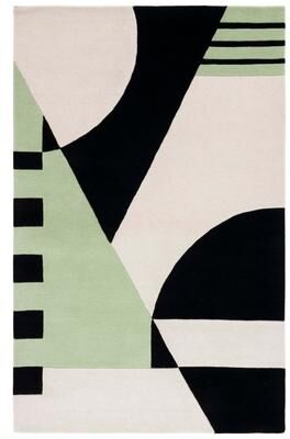 SAFAVIEH Handmade Rodeo Drive Sofoula Mid-Century Modern Abstract Wool Rug