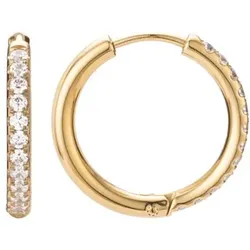DIAMONIQUE® TITAN Creolen = 0,48ct Brillantschliff