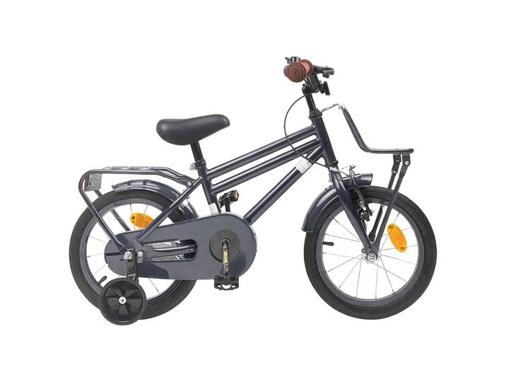 vidaXL Kinderfahrrad 14 Zoll für 3-5 Jahre alt Dunkelgrau
