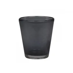 Chic Antique Ruy Trinkglas, H14/D9 cm, kohle