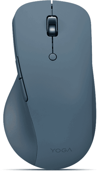 Ratón inalámbrico - Lenovo Yoga Pro Mouse, Inalámbrica, 4000 dpi, Azul