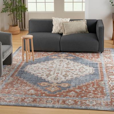 Nourison Astra Machine Washable Distressed Vintage Area Rug