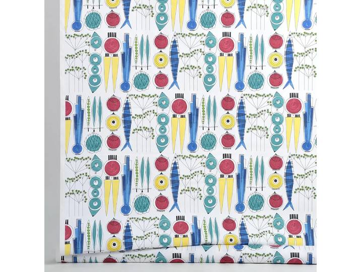 Almedahls Toile cirée Pique-nique blanc-multicolore