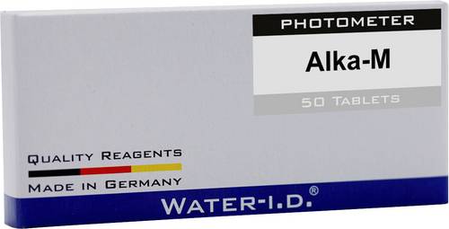 Water ID 50 Tabletten Alkalinität Photometer Tabletten