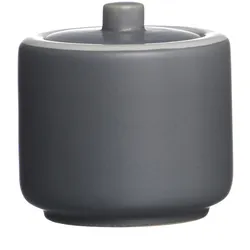 Zuckerdose JASPER (BHT 9x8x9 cm) - grau - BHT 9x8x9 cm