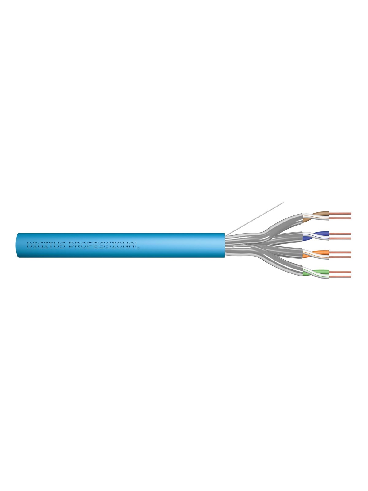 DIGITUS CAT 6A U-FTP - 100m - Blau - 100m