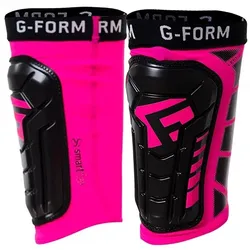 G-FORM Pro-S Vento Fußball Schienbeinschoner black/neon pink M