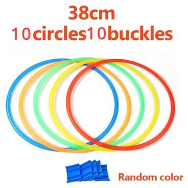 Perfect Picks Market Piece Agility Training Rings Set For Speed Drills Football Training Equipment 10pcs B
