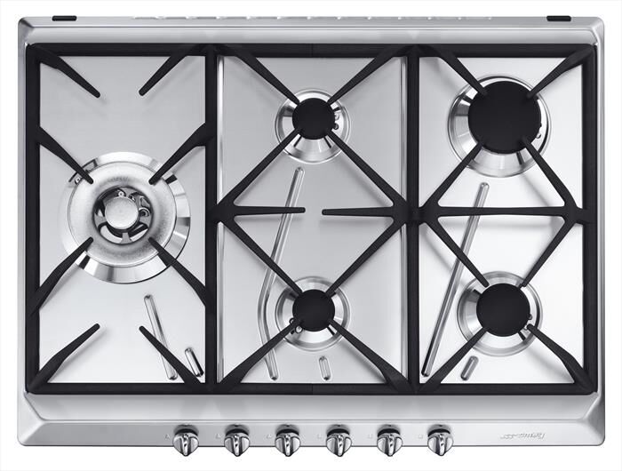 SMEG Piano Cottura A Gas Srv575gh5 68,5cm-inox