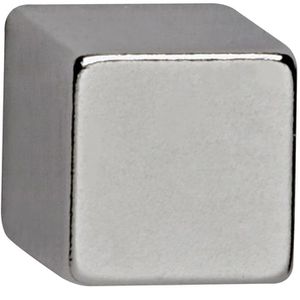 Maul Magnete 61694, silber, Neodym Magnet, 20 x 20 mm, Höhe 20 mm, Würfelmagnet