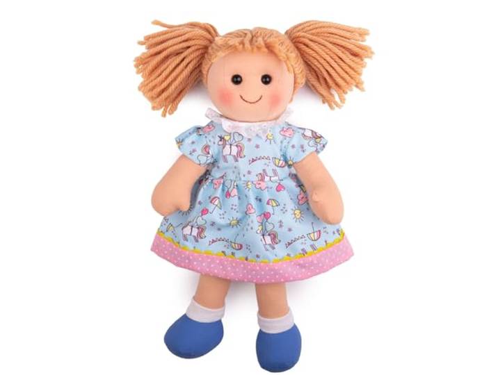 Bigjigs Toys Olivia Doll - MEDIUM Ragdoll Cuddly Toy