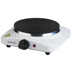 Orava VP-81 weiss / Elektroherd / 1500 W / 1 Platte / 185 mm Platte, Kochplatte, Weiss