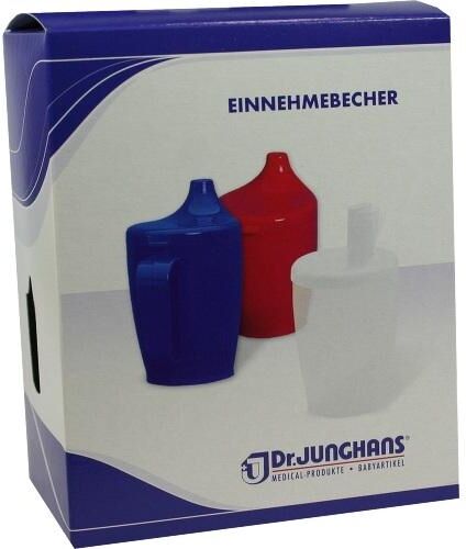 Einnehmebecher mit Griff +2 Deckeln 4+12mm