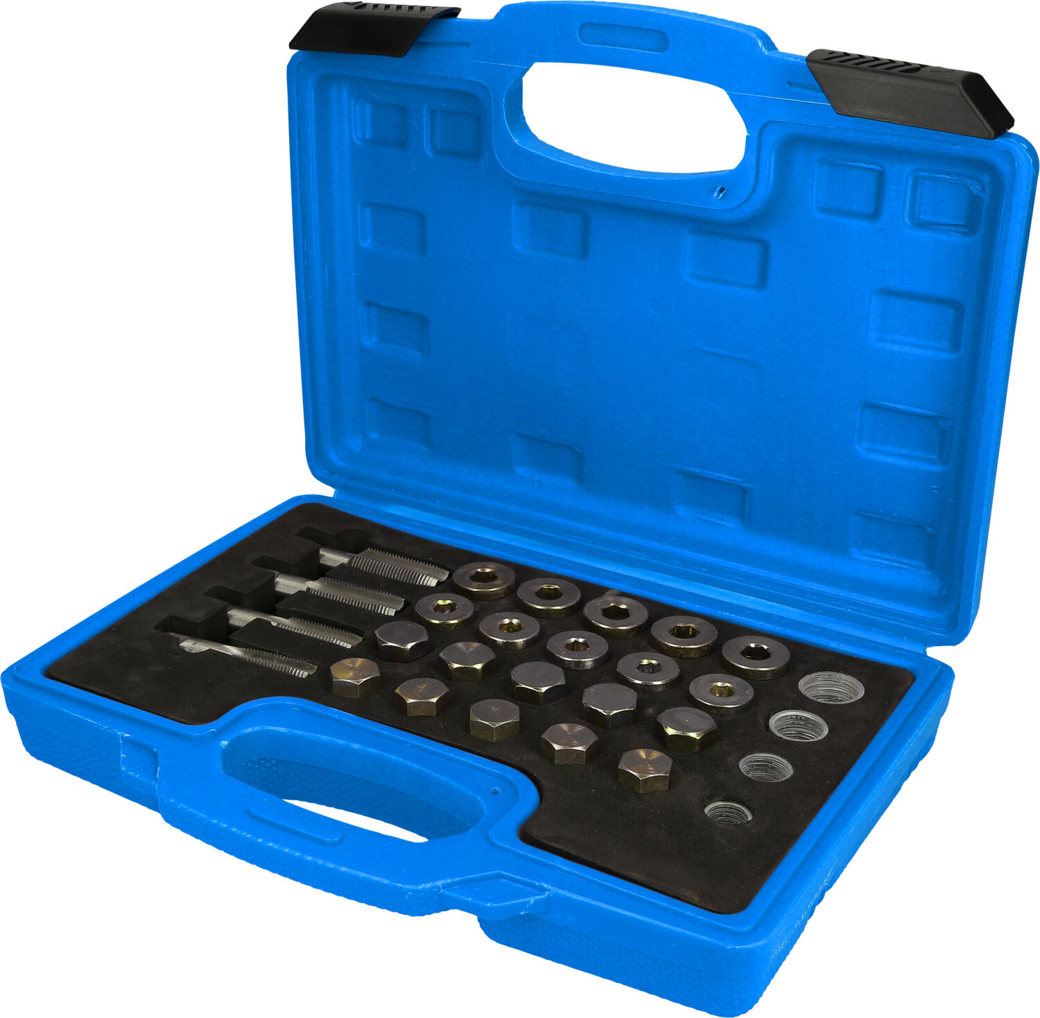 Brilliant Tools Reparatursatz, Ölablassschraubengewinde Reparatursatz Für Öl-Ablass-Gewinde, 64-Tlg. Bt711250