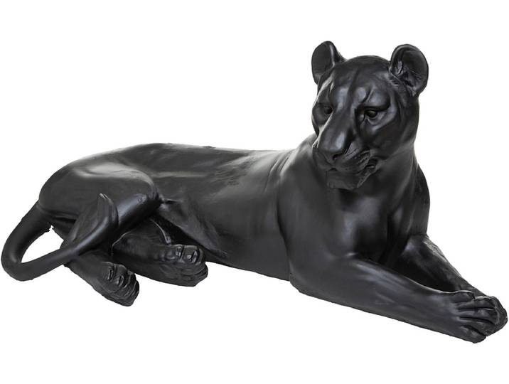 Leoparden-Figur AYLAN Schwarz