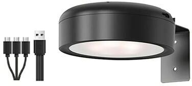 Uplift Picks GalleryEase No Drill Magnetic Rechargeable Picture Light black 3 Color (no Remote)