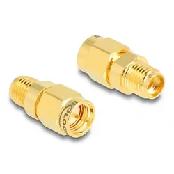 DELOCK Adapter SMA Stecker zu SMA Buchse C6801