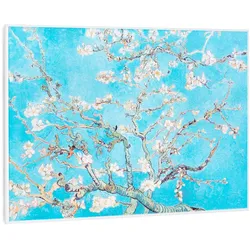 Klarstein Wonderwall Air Art Smart Infrarotheizung 80x60cm 500W Wandmontage Blüten Abstrakt