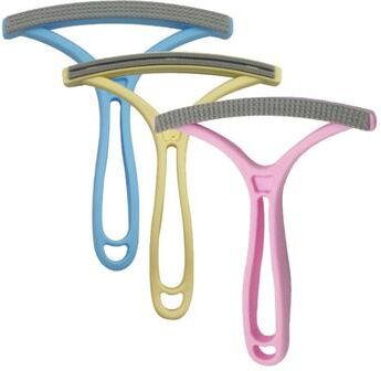 Inspired Deals Reusable Pet Hair Remover Carpet & Sofa Lint Scraper Tool pink