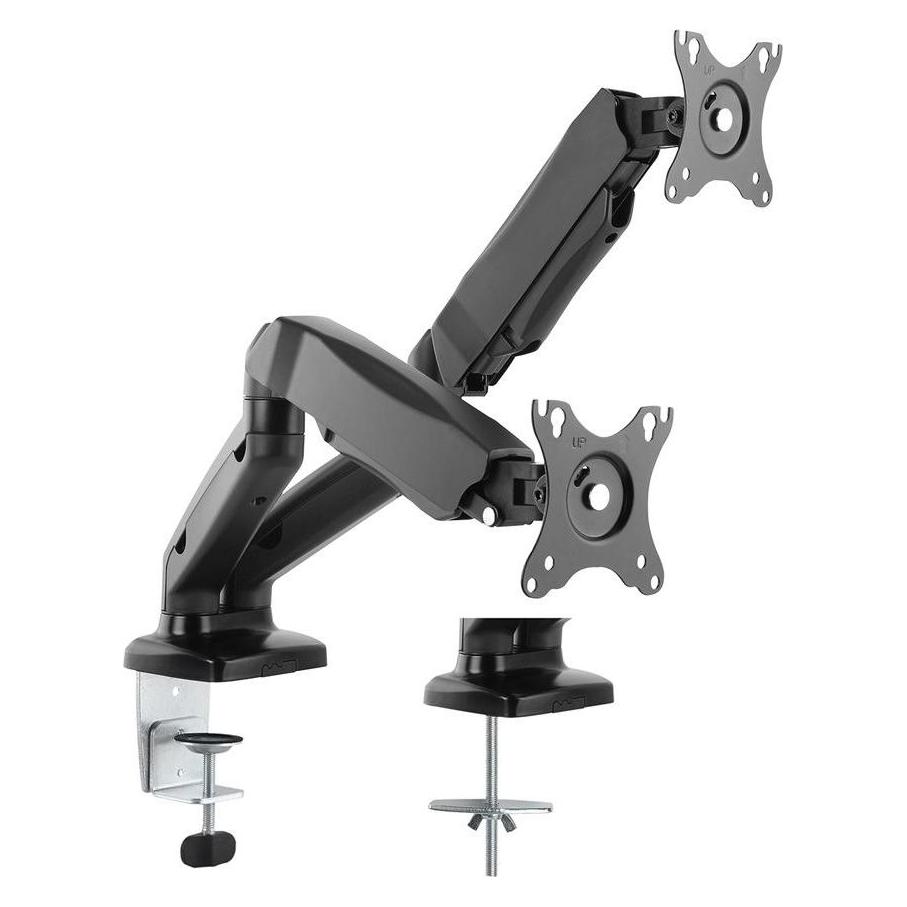 Roline STAFFA TV/MONITOR DA TAVOLO MORSA VESA 75 100 2 MONITOR (Tisch, 27") (17.99.1163-3)