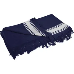 Kariban Fouta Strandtuch K128 navy/white one size