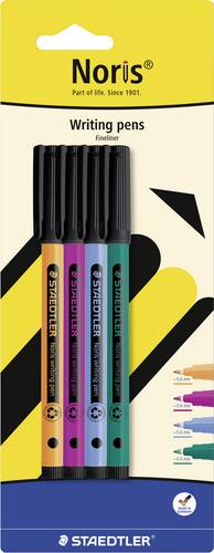 Staedtler Noris 307 307-S BK4 Fineliner 4St.