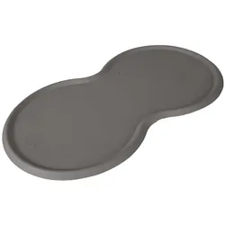 TRIXIE Napfunterlage Naturgummi 45 x 25 cm dunkelgrau