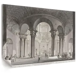 POSTER - 29x21 cm (A4) - Giovanni Battista Piranesi - Inneres des Grabes
