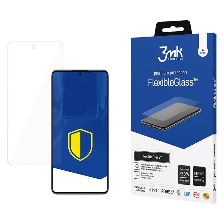 3MK FlexibleGlass Poco F6 Szkło Hybrydowe (1 Stk., Xiaomi Poco F6) (W-3FxGl-PF6-0)