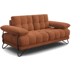 SOFA BUBBARA 2-Sitzer, rostrot