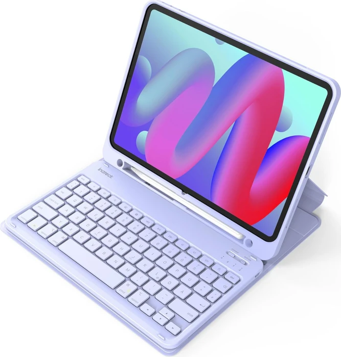 inateck Keyboard iPad 11" iPad Air 4/5Gen Com. QWERTZ purple