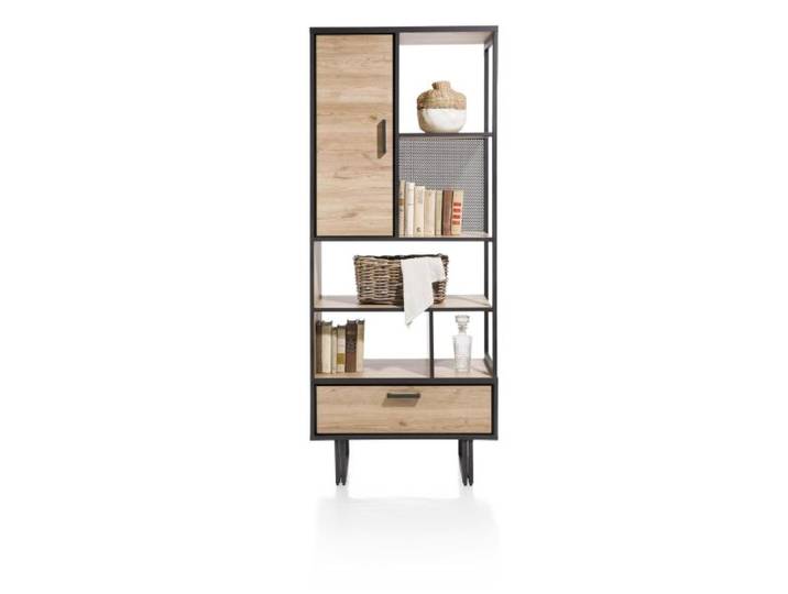 Henders & Hazel Avalon Bücherregal HPL/Metallgestell 195x80 cm