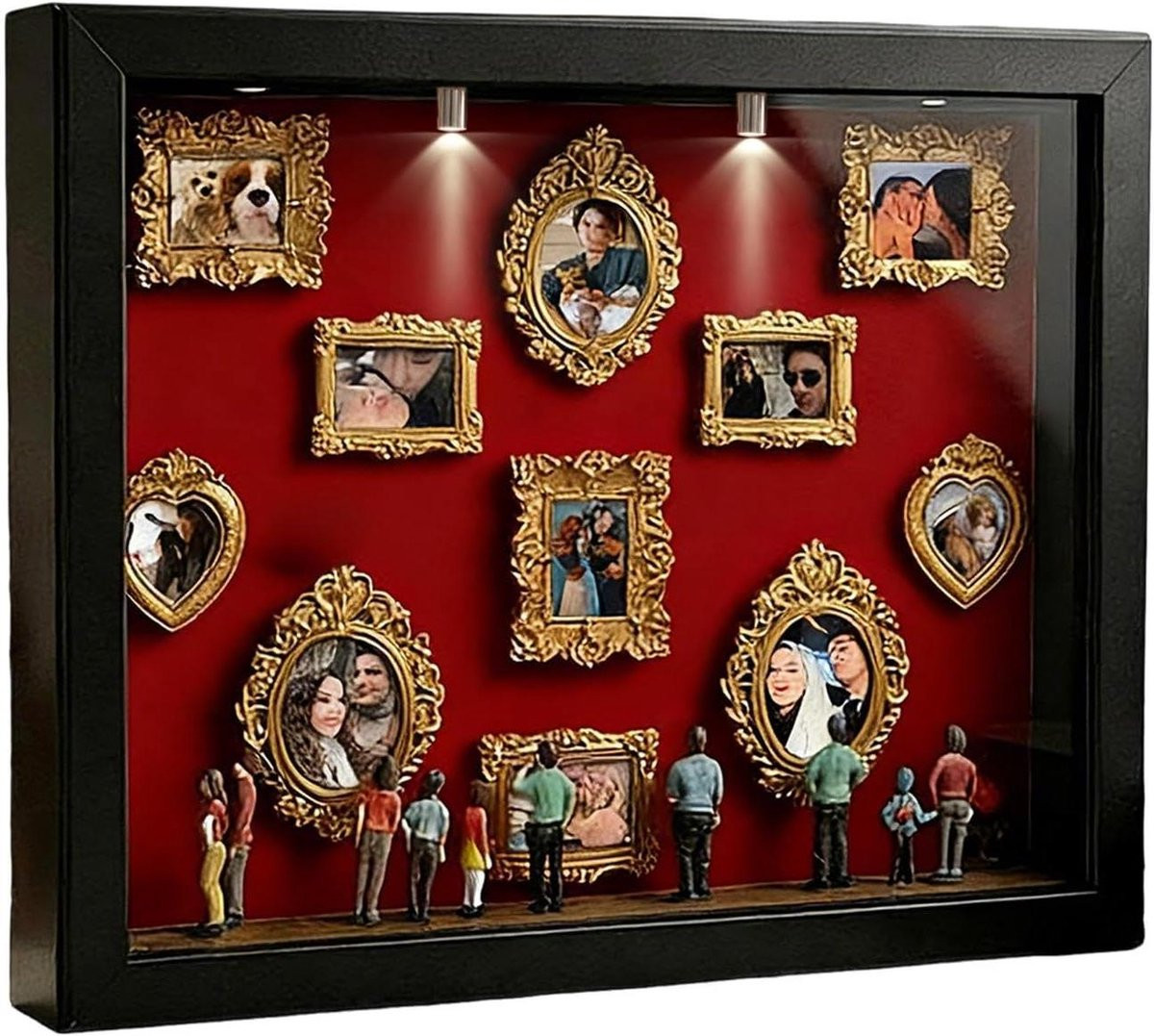 Silhouet Frame Museum Display Zwart - 22,7 x 31,4 cm