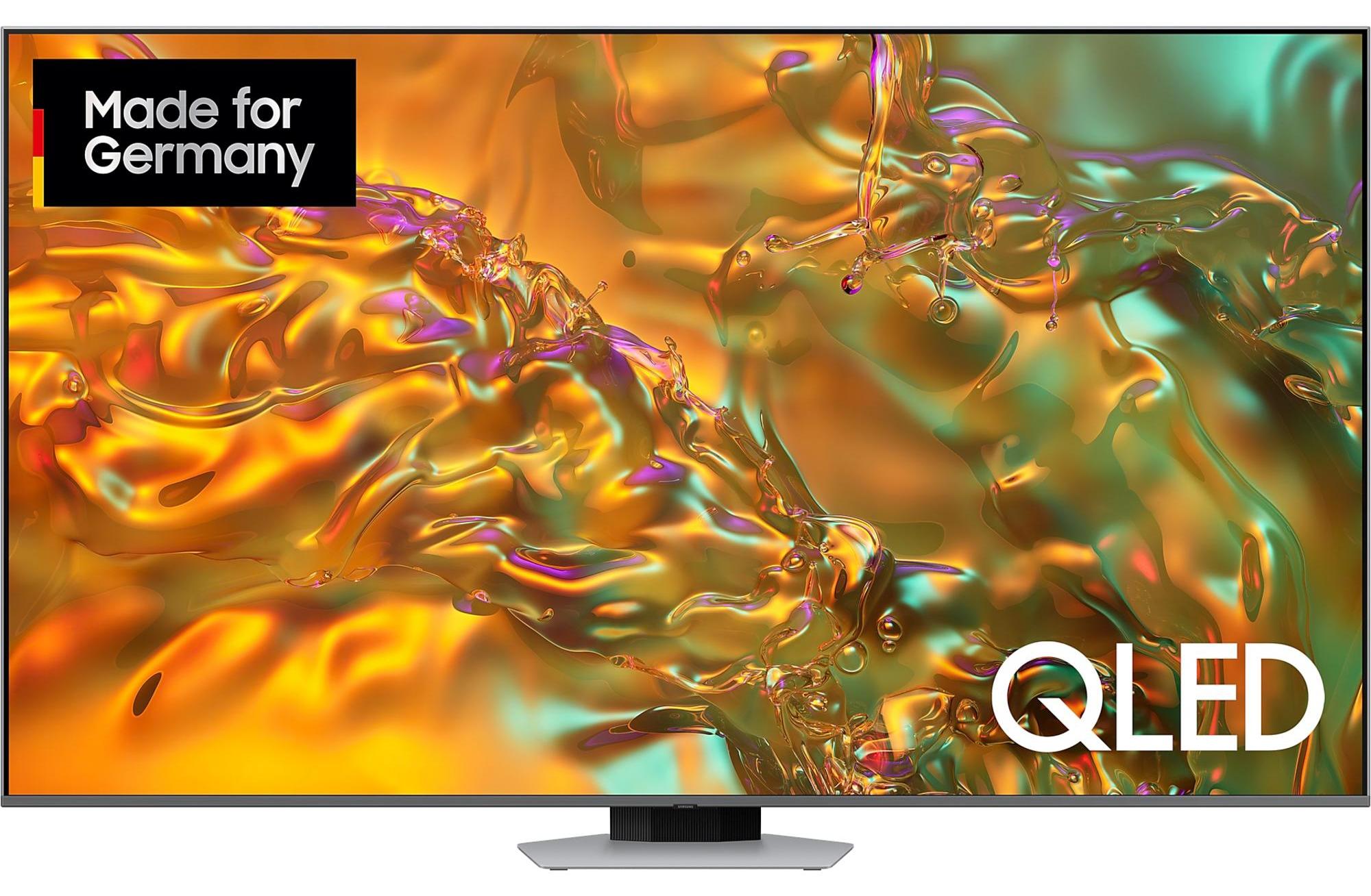 Samsung Q80D 85" QLED 4K Tizen OS Smart TV (2024), 2,16 m (85"), 3840 x 2160 Pixel, QLED, Smart-TV, WLAN, Silber