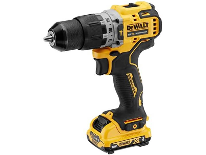 DEWALT Perceuse Visseuse Percussion 12V 2.0 AH DCD706D2-QW