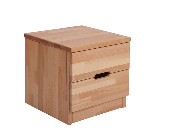 Krok Wood Nachttisch Elsa aus Massivholz 40x40x40 cm
