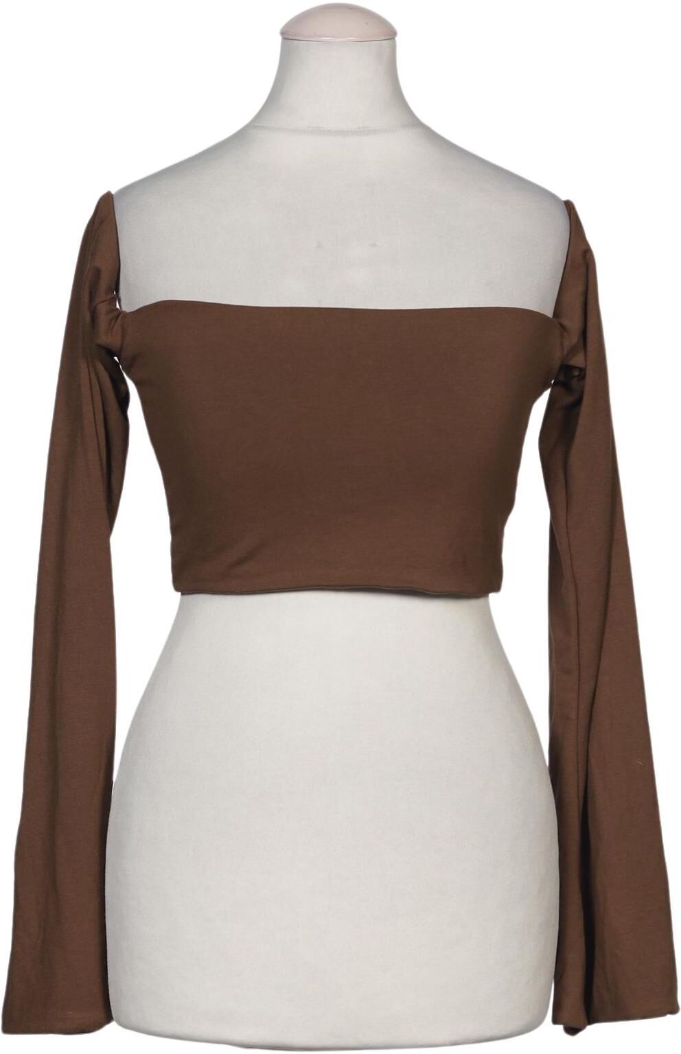 Oh Polly Damen Langarmshirt, Braun, Gr. EU 40, Modal / Elasthan - Second Hand