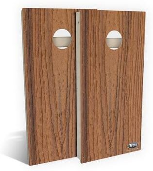 Skip's Garage Trex Transcend Tiki Torch All-Weather Cornhole Set