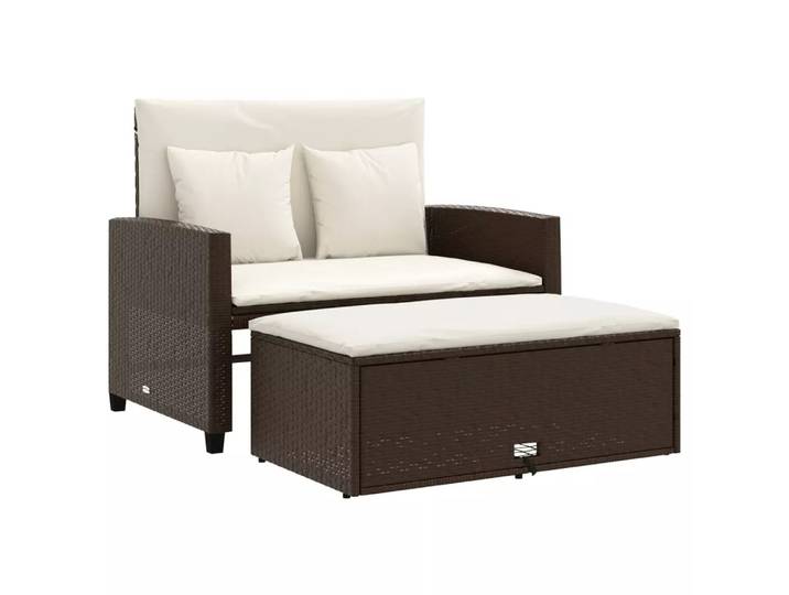 VidaXL - Gartensofa, One Size, Light Beige