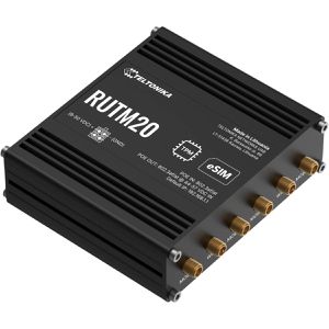 Teltonika WLAN-Router RUTM20 eSIM, RUTM20100000, 5G, bis 3400 Mbit/s 5G, 867 Mbit/s, Wi-Fi 5, Dual-SIM, PoE-In/Out