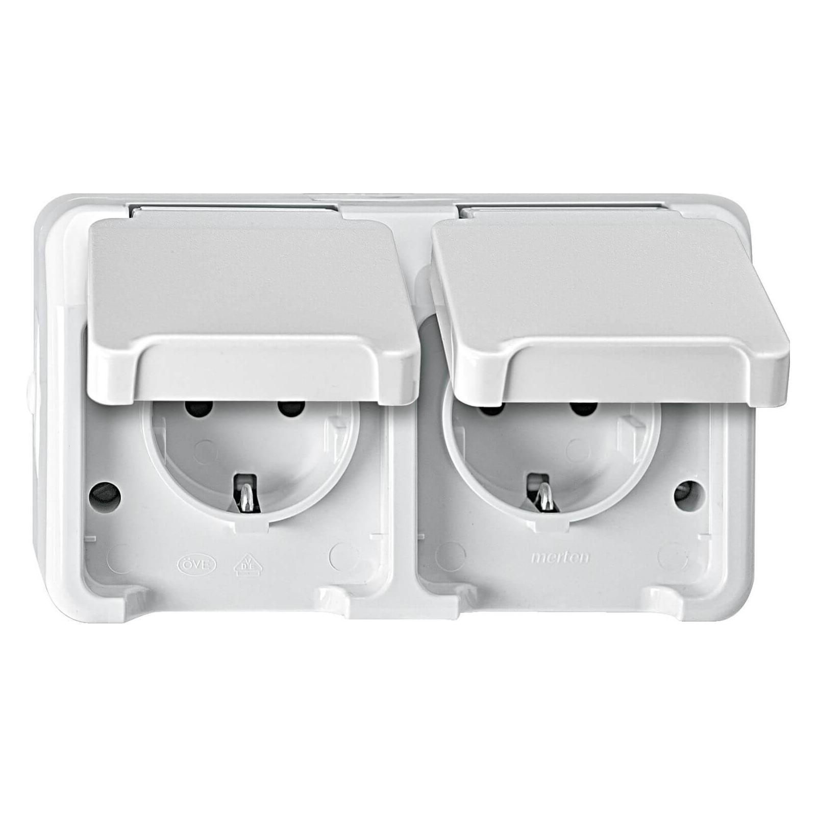 Merten SCHUKO-Doppel-Steckdose (MEG2320-8019)