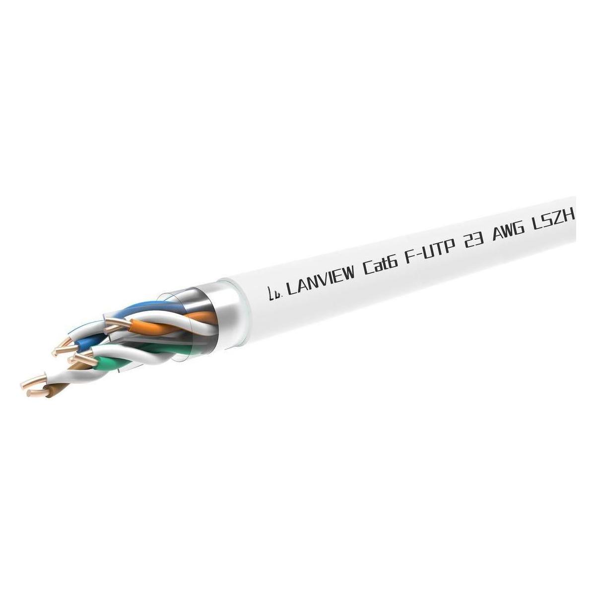 Lanview Cat6 F-UTP Network Cable (CAT6, 305 m) (LVN122113)