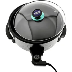 Pizza Pan Pfanne 1500W Multifunktionspfanne Grillpfanne Antihaftbeschichtet